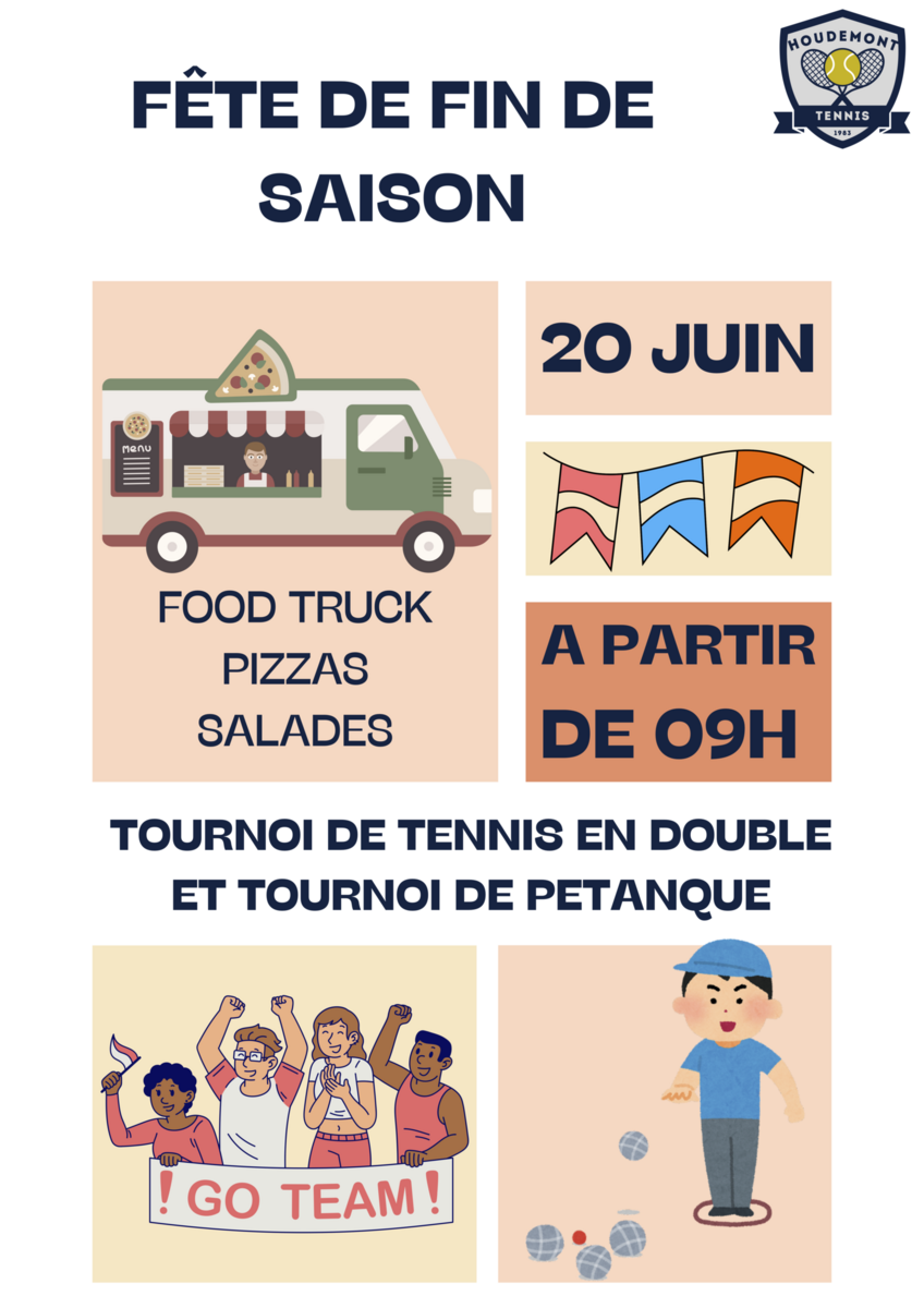Fête de fin de saison - samedi 20 juin à partir de 9h